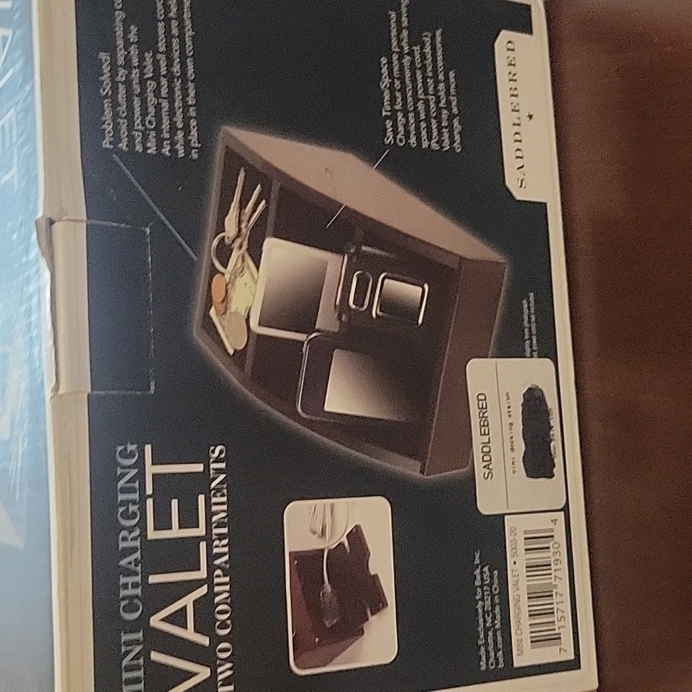 Mini charger Valet two compartments